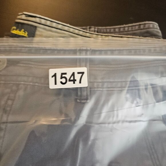 Cabelas Carpenter Pants Mens Tag 36x34 Act 36x31 Gray Workwear Cotton Stretch - Picture 11 of 11